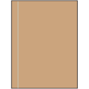 8.5" x 11" Brown Kraft Rectangular Sheet Labels