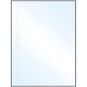 8.5" x 11" Crystal Clear Rectangular Sheet Labels