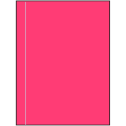 8.5" x 11" Fluorescent Pink Rectangular Sheet Labels