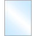 8.5" x 11" White Premium High Gloss Rectangular Sheet Labels