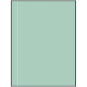 8.5" x 11" Pastel Green Rectangular Sheet Labels