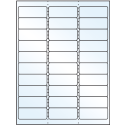 2.625" x 1" White Mid Gloss Rectangular Sheet Labels