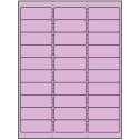 2.625" x 1" Pastel Purple Rectangular Sheet Labels
