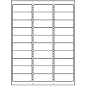 2.625" x 1" White Rectangular Sheet Labels