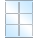 4" x 3.25" White Premium High Gloss Rectangular Sheet Labels