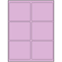 4" x 3.25" Pastel Purple Rectangular Sheet Labels