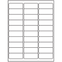 2.625" x 1" White Rectangular Sheet Labels (30-UP)