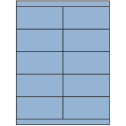 4.25" x 2" Pastel Blue Rectangular Sheet Labels