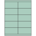 4.25" x 2" Pastel Green Rectangular Sheet Labels