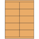 4.25" x 2" Pastel Orange Rectangular Sheet Labels