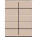4.25" x 2" Pastel Tan Rectangular Sheet Labels