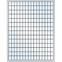 0.5" x 0.75" White Mid Gloss Rectangular Sheet Labels
