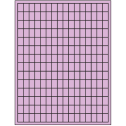 0.5" x 0.75" Pastel Purple Rectangular Sheet Labels
