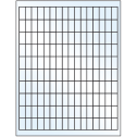 0.5" x 1" Crystal Clear Rectangular Sheet Labels