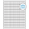 0.5" x 1" Photo Gloss Rectangular Sheet Labels