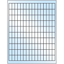 0.5" x 1" White Premium High Gloss Rectangular Sheet Labels