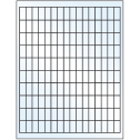 0.5" x 1" White Mid Gloss Rectangular Sheet Labels