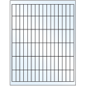 0.5" x 1.75" White Mid Gloss Rectangular Sheet Labels