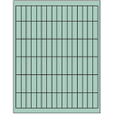 0.5" x 1.75" Pastel Green Rectangular Sheet Labels
