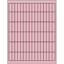 0.5" x 1.75" Pastel Pink Rectangular Sheet Labels