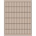 0.5" x 1.75" Pastel Tan Rectangular Sheet Labels