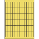 0.5" x 1.75" Pastel Yellow Rectangular Sheet Labels
