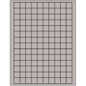 0.75" x 0.75" Gray Square Sheet Labels