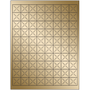 1" x 1" Gold Foil Square Sheet Labels