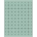 1" x 1" Pastel Green Square Sheet Labels