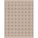 1" x 1" Pastel Tan Square Sheet Labels