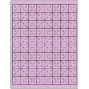 1" x 1" Pastel Purple Square Sheet Labels