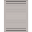 7" x 0.68" Gray Rectangular Sheet Labels