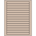 7" x 0.68" Pastel Tan Rectangular Sheet Labels