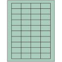 1.75" x 1" Pastel Green Rectangular Sheet Labels