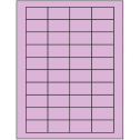 1.75" x 1" Pastel Purple Rectangular Sheet Labels
