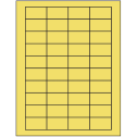 1.75" x 1" Pastel Yellow Rectangular Sheet Labels