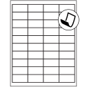 2" x 1" Blockout Rectangular Sheet Labels