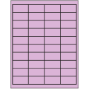 2" x 1" Pastel Purple Rectangular Sheet Labels