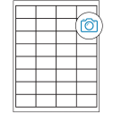 2" x 1.25" Photo Gloss Rectangular Sheet Labels