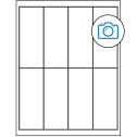 2" x 5" Photo Gloss Rectangular Sheet Labels