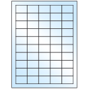 1.5" x 1" White Premium High Gloss Rectangular Sheet Labels