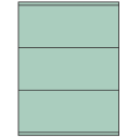 8.5" x 3.5" Pastel Green Rectangular Sheet Labels