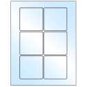 3" x 3" White Premium High Gloss Square Sheet Labels