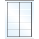 3.5" x 2" White Mid Gloss Rectangular Sheet Labels