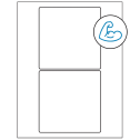 5" x 5" White Square Sheet Labels - Ultra Aggressive Adhesive
