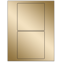 5" x 5" Gold Foil Square Sheet Labels