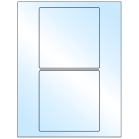 5" x 5" White Premium High Gloss Square Sheet Labels