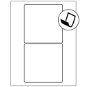 5" x 5" Blockout Square Sheet Labels