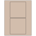 5" x 5" Pastel Tan Square Sheet Labels