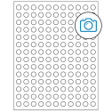 0.5" Photo Gloss Circular Sheet Labels